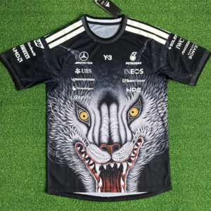 01-164 2026 Mercedes Black Racing T-Shirt