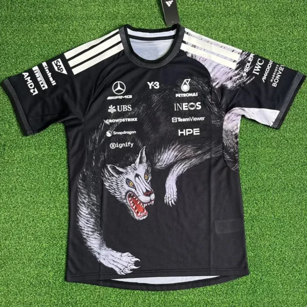 2026 Mercedes Black Racing T-Shirt