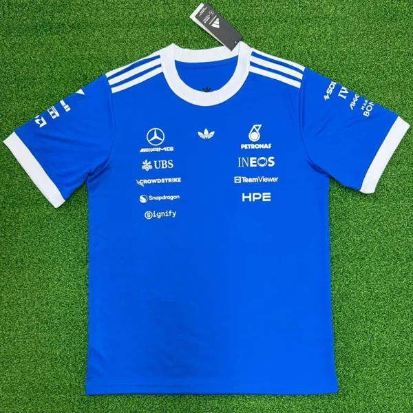 2026 Mercedes Blue Racing T-Shirt