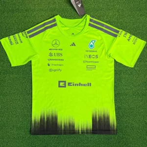 01-169 2026 Mercedes Fluorescent Green Racing T-Shirt