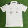2026 Mercedes White Racing Polo Shirt