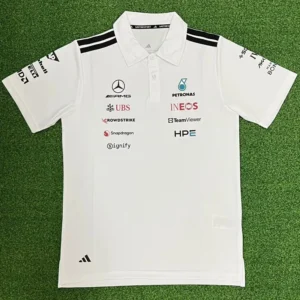 01-171 2026 Mercedes White Racing Polo Shirt