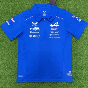 01-182 2026 Alpine Blue Racing Polo Shirt