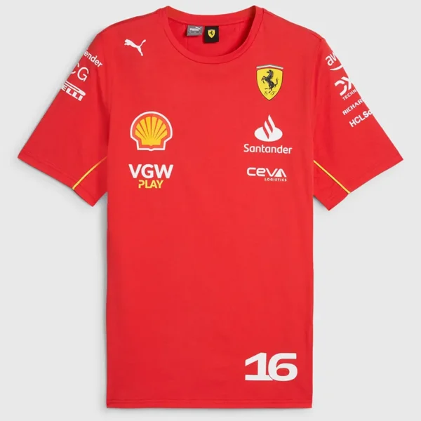 2024 Ferrari Red Racing T-Shirt