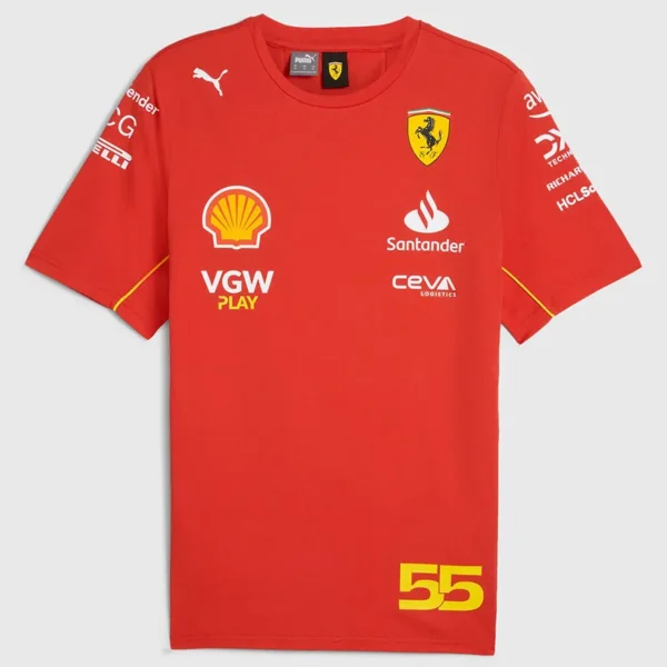 2024 Ferrari Red Racing T-Shirt