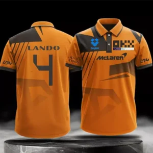 2024 McLaren Yellow Racing Polo Shirt