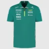 2025 Aston Martin Green Racing Polo Shirt