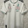 2025 Mercedes White Racing T-Shirt