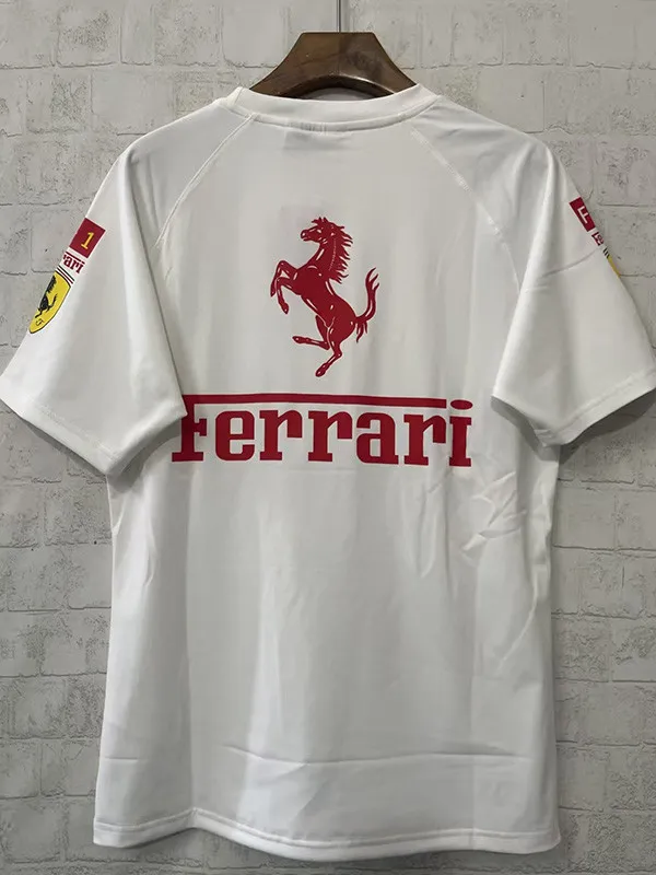 2025 Ferrari White Racing T-Shirt