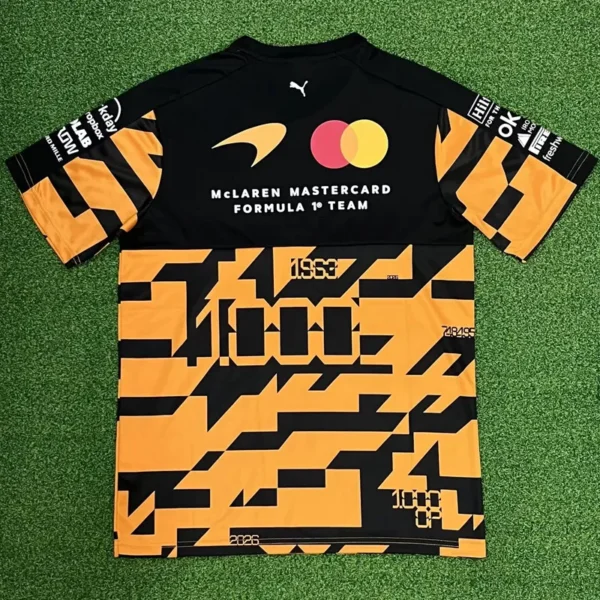 2026 McLaren Black Yellow Racing T-Shirt