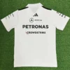 2026 Mercedes White Racing Polo Shirt