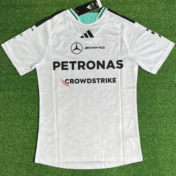 2026 Mercedes White Racing T-Shirt