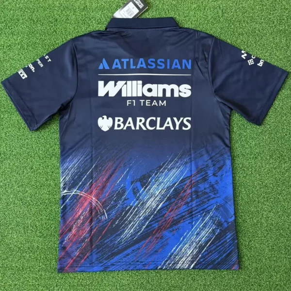 2026 Williams Black Red Racing Polo Shirt