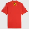 2024 Ferrari Red Racing Polo Shirt