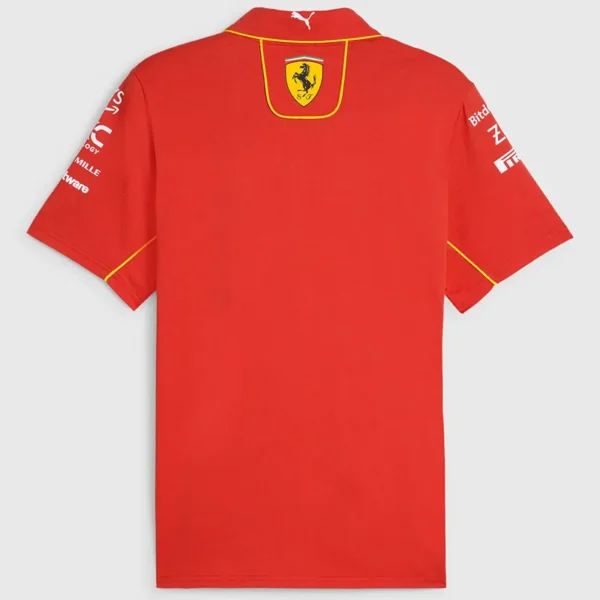 2024 Ferrari Red Racing Polo Shirt