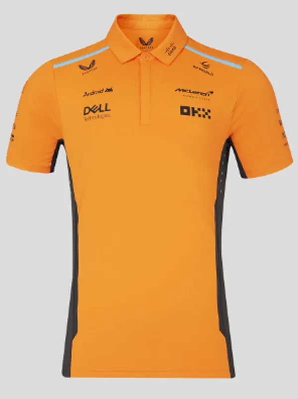 2024 McLaren Yellow Racing Polo Shirt