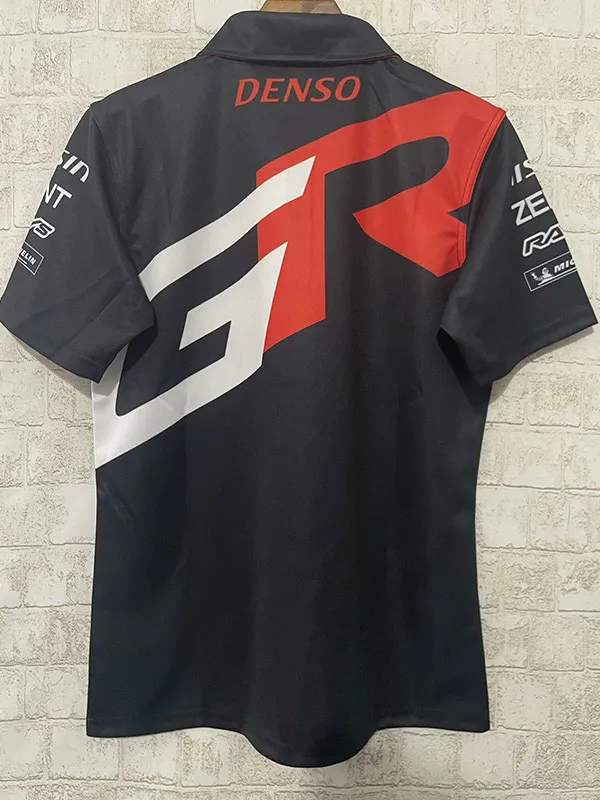2024 Toyota Black Racing Polo Shirt