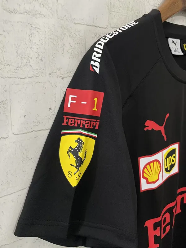 2025 Ferrari Black Racing T-Shirt