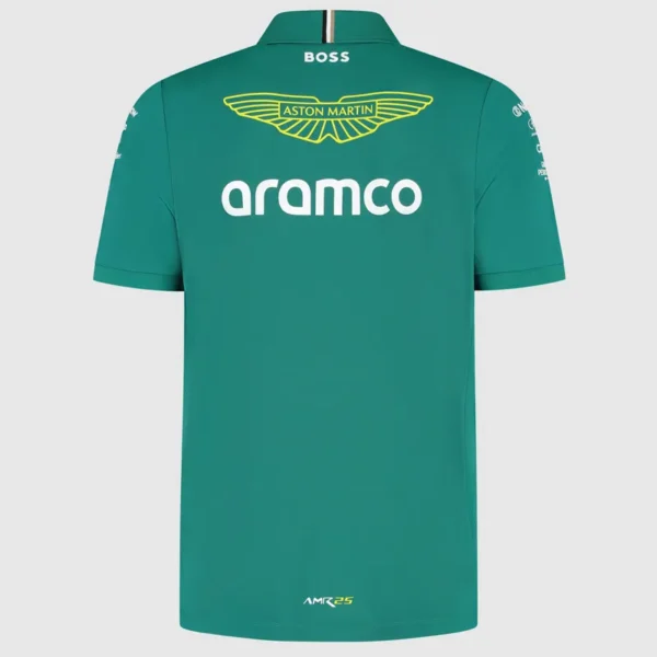 2025 Aston Martin Green Racing Polo Shirt