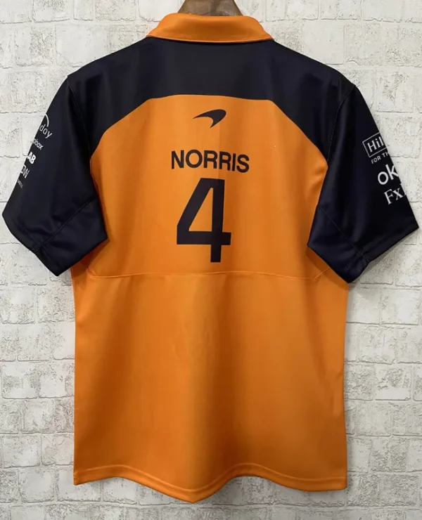 2025 McLaren Yellow Racing Polo Shirt