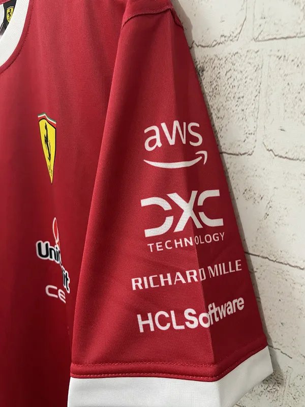 2025 Ferrari Red Racing T-Shirt
