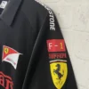 2025 Ferrari Black Racing Polo Shirt