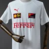 2025 Ferrari White Racing T-Shirt