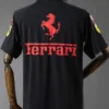 2025 Ferrari Black Racing Polo Shirt