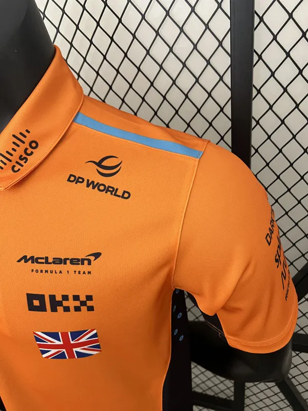 2024 McLaren Black Racing Polo Shirt