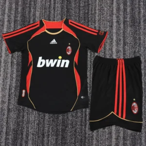 AC Milan 2006/07 Retro Third Kids Kit Fan Version - Front View | KFCOOL