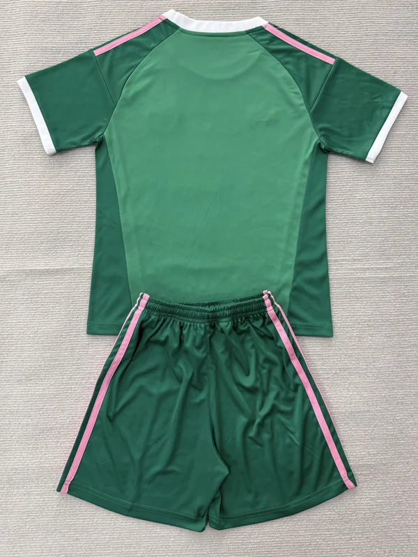 Ajax 2026/27 Goalkeeper Green Pink Kids Kit Fan Version - Back View | KFCOOL