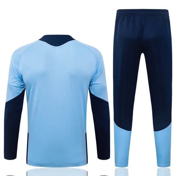 Ajax 2026/27 Sky Blue Half Pull Tracksuit - Back View | KFCOOL