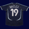 Lionel Messi #19 Argentina 2006/07 Retro Away Jersey Fan Version - Back View | KFCOOL