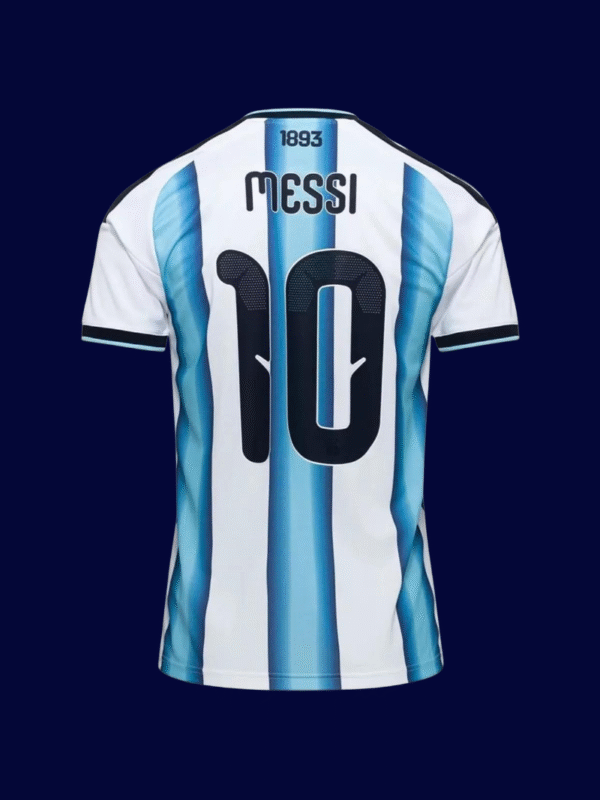 Lionel Messi #10 Argentina 2026/27 Home Jersey Player Version - Back View | KFCOOL