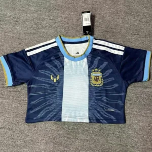 Argentina 2026/27 Royal Blue Women Crop Jersey Fan Version - Front View Argentina 2026/27 Royal Blue Women Crop Jersey Fan Version - Front View | KFCOOL