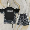 Benfica 2026/27 Goalkeeper Black Kids Kit Fan Version - Back View | KFCOOL