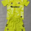 Real Betis 2026/27 Goalkeeper Yellow Kids Kit Fan Version - Front View | KFCOOL
