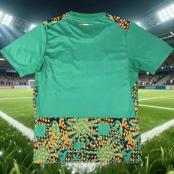 Ivory Coast 2026/27 Green Training Shirt - Back View Ivory Coast 2026/27 Green Training Shirt - Back View | KFCOOL