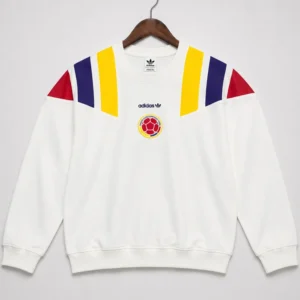 Colombia 2026/27 White Hoody - Front View | KFCOOL