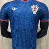 Croatia 2026/27 Away Blue Jersey Player Version - Front View | KFCOOL
