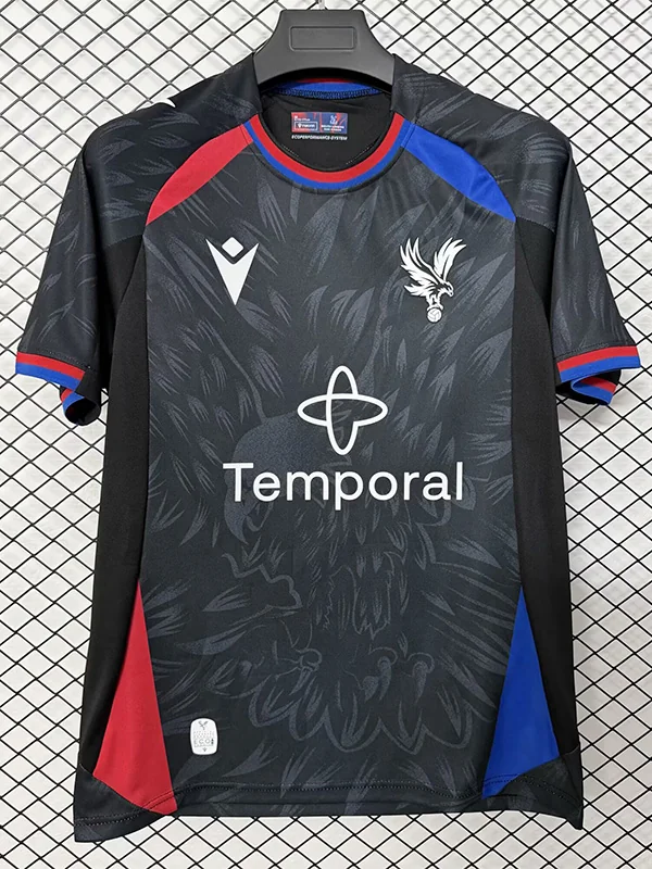Crystal Palace 2026/27 Away Black Jersey Fan Version - Front View Crystal Palace 2026/27 Away Black Jersey Fan Version - Front View | KFCOOL
