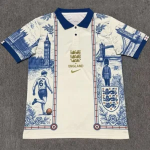 England 2026/27 Special Edition Polo Shirt - Front View | KFCOOL