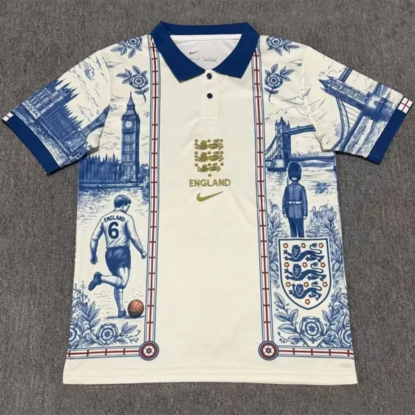England 2026/27 Special Edition Polo Shirt - Front View | KFCOOL