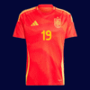 Lamine Yamal #19 Spain 2024/25 Home Jersey Player Version - Front View | KFCOOL
