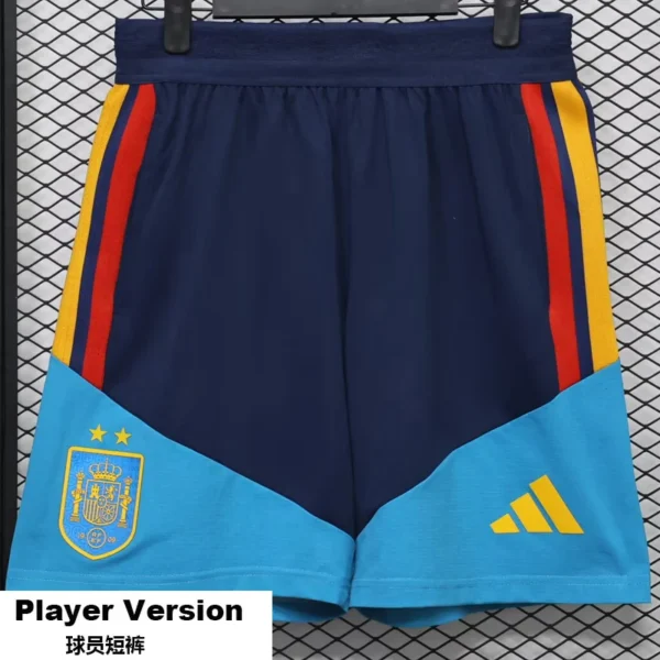 Spain 2026/27 Royal Blue Shorts Player Version - Front View Spain 2026/27 Royal Blue Shorts Player Version - Front View | KFCOOL
