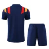 Spain 2026/27 Blue Red Training Short Suit - Back View | KFCOOL