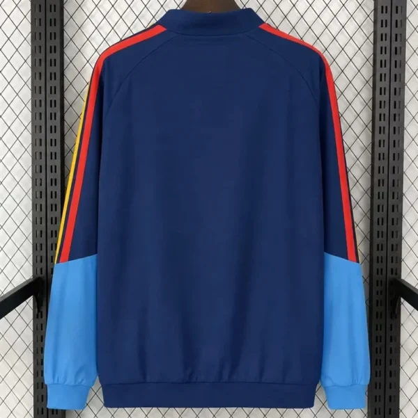 Spain 2026/27 Blue Orange Windbreaker - Back View Spain 2026/27 Blue Orange Windbreaker - Back View | KFCOOL