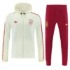 Spain 2026/27 White Red Windbreaker Suit - Front View Spain 2026/27 White Red Windbreaker Suit - Front View | KFCOOL