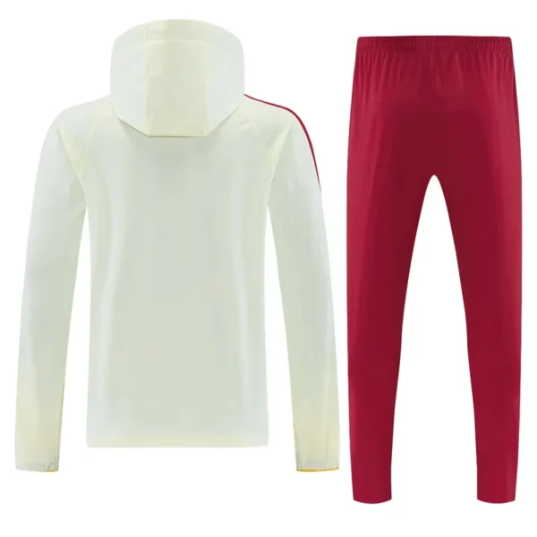Spain 2026/27 White Red Windbreaker Suit - Back View Spain 2026/27 White Red Windbreaker Suit - Back View | KFCOOL
