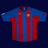 Lionel Messi #30 Barcelona 2004/05 Retro Home Jersey Fan Version - Front View | KFCOOL